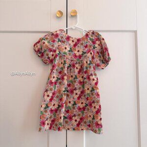 BNWT Zara Floral Dress 5-6T, Cotton